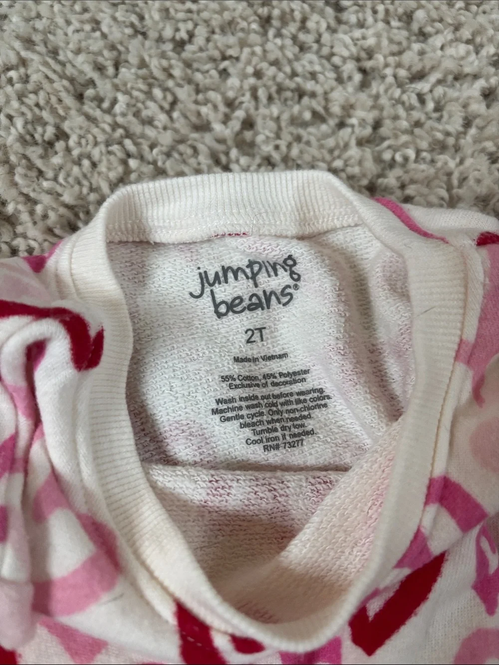 jumping beans oversized crew